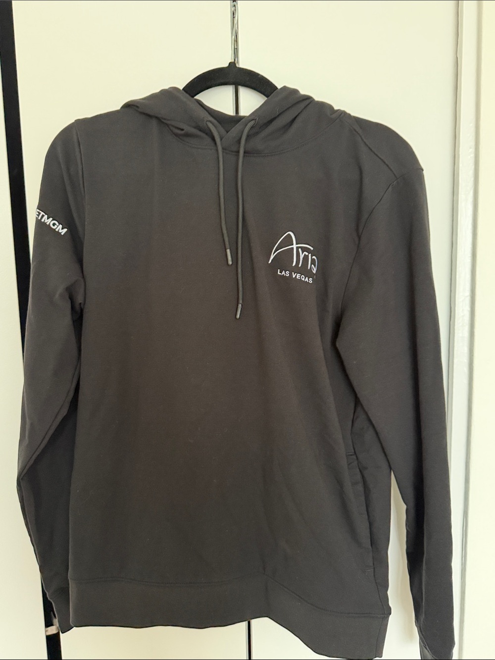 Black Pullover Hoodie - Men's